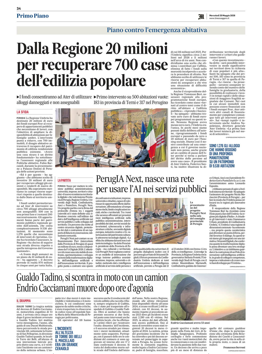 Il Messaggero Umbria 20 Maggio 2026-page-1